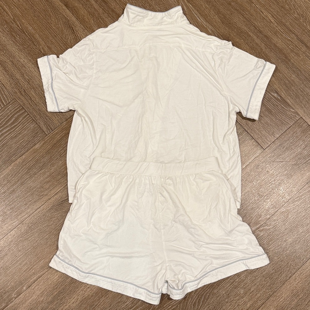 Cozy Earth Bamboo Stretch-Knit Short Sleeve Pajama Set - Picture 5 of 6